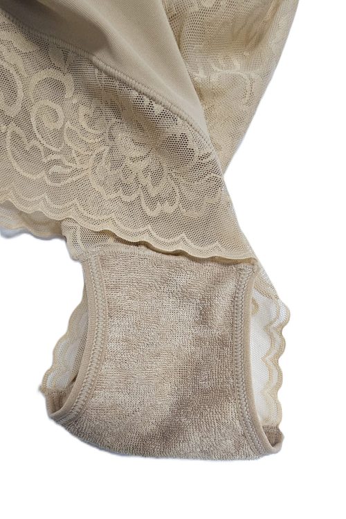 Chiloți cu efect de Tanga fără cusătură de dantelă