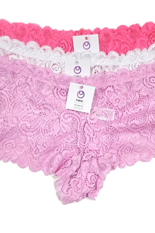 Șorț cu talie înaltă din dantelă .