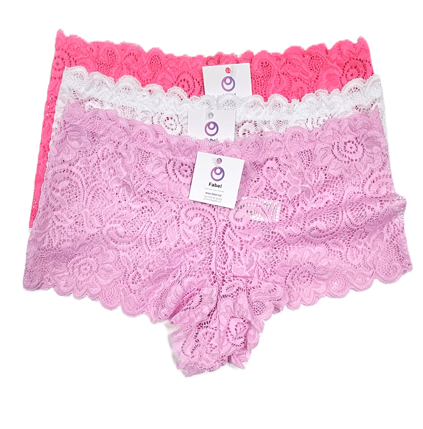 Șorț cu talie înaltă din dantelă .