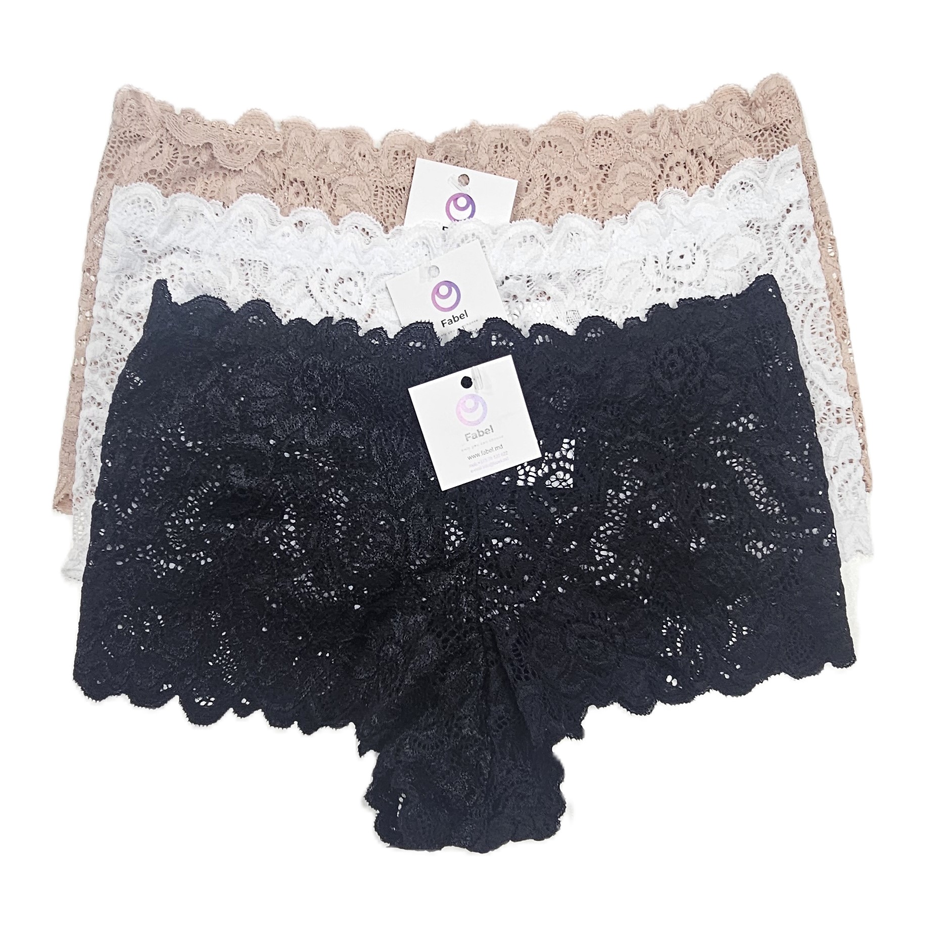 Șorț cu talie înaltă din dantelă . - imagine 2