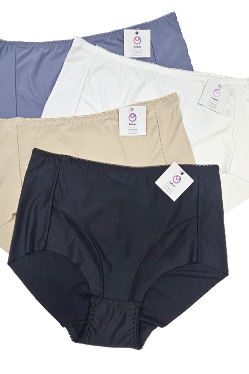 Chiloți confortabili din microfibră cu talie înaltă.