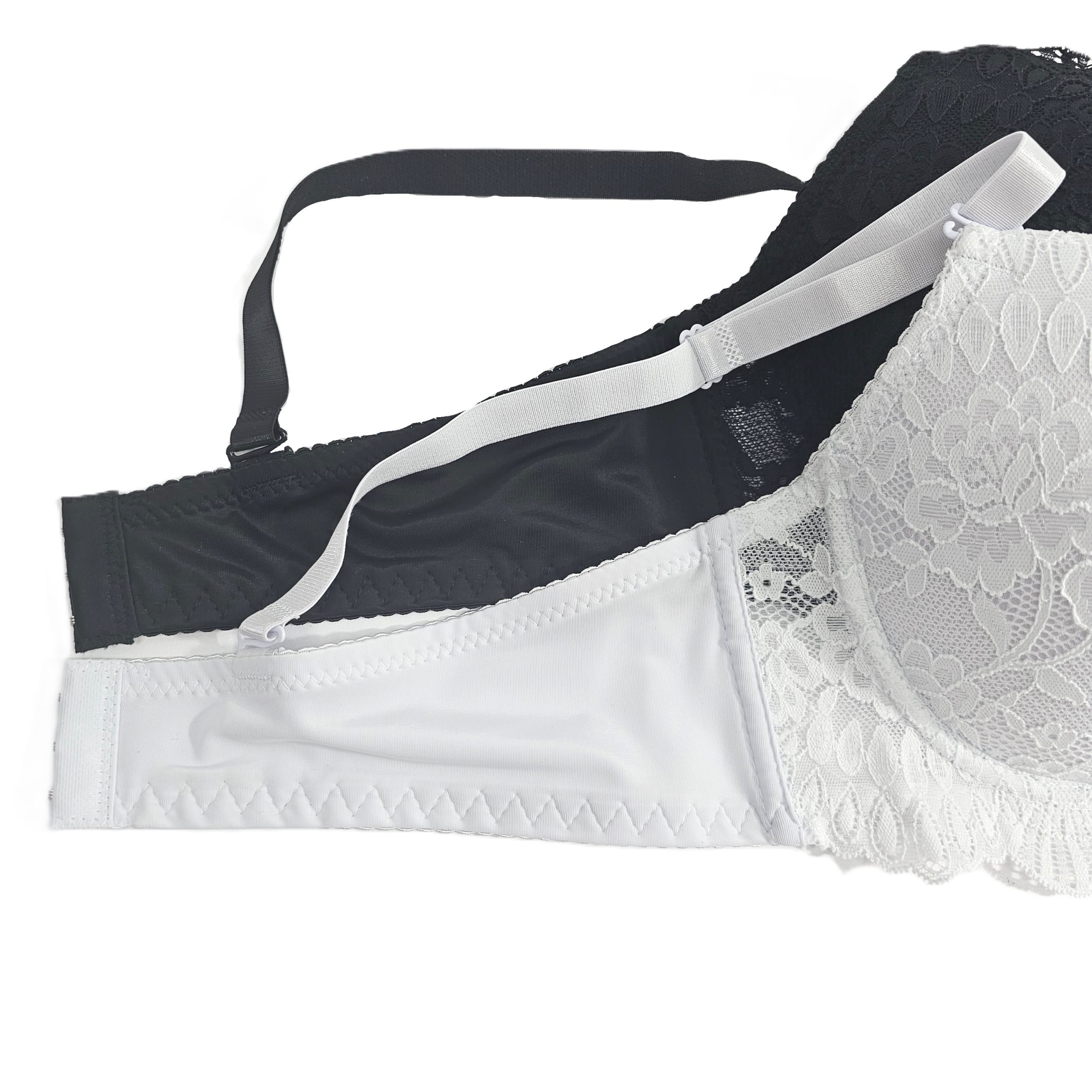 Sutien cu cupă plină, dantelat, cu sârmă. - imagine 2