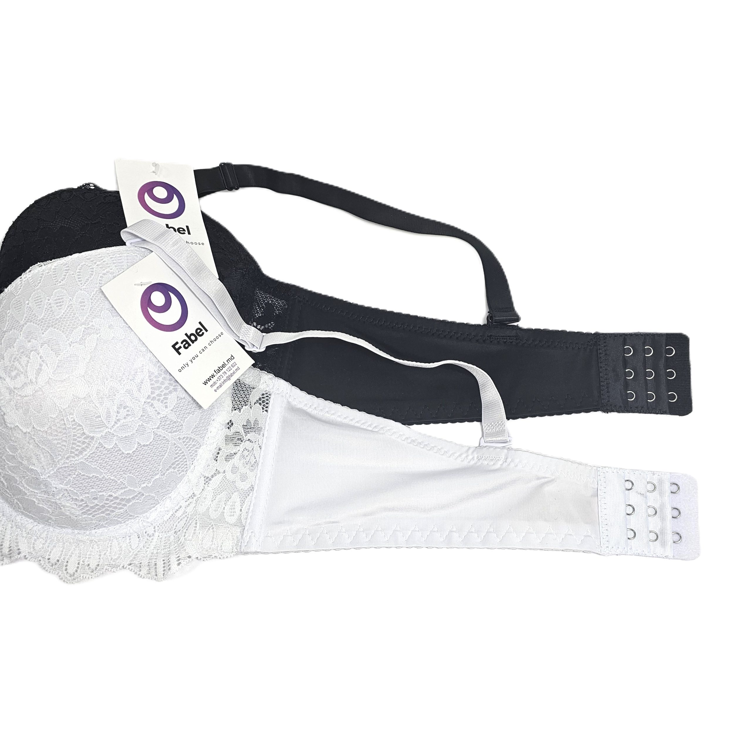 Sutien cu cupă plină, dantelat, cu sârmă. - imagine 3