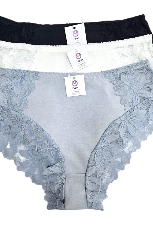 Chiloț clasic din bumbac cu talie înaltă