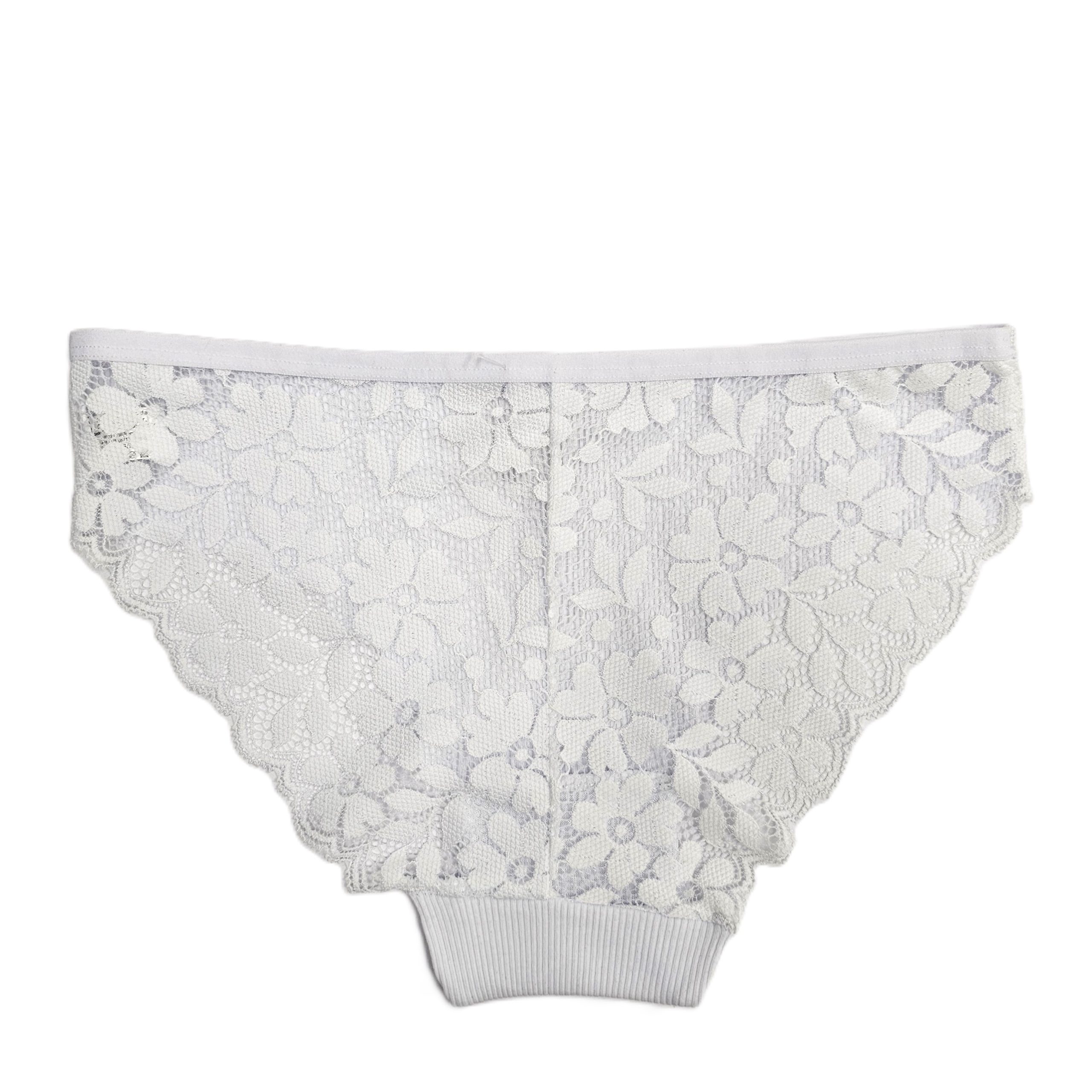 Slip din bumbac cu dantelă - imagine 10