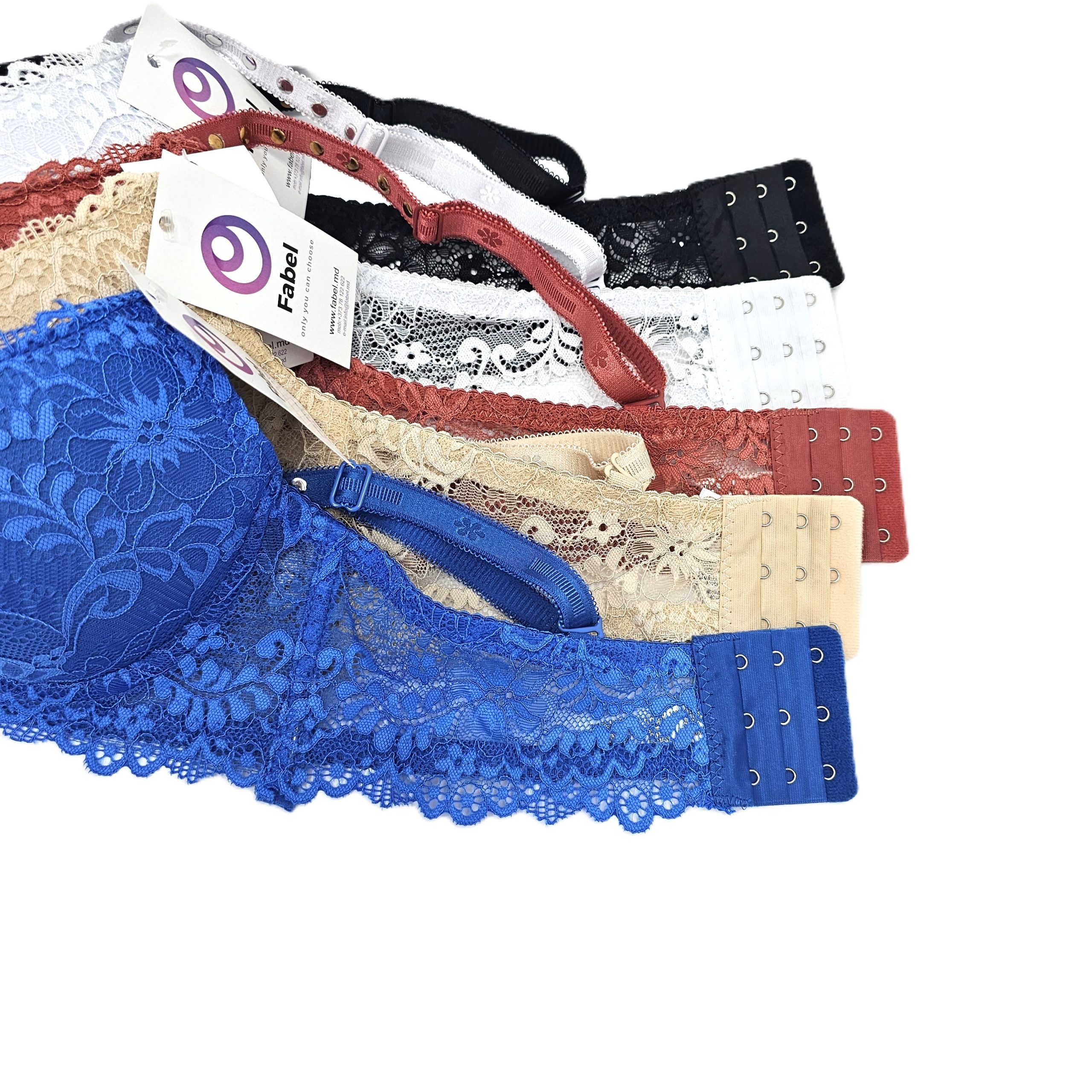 Sutien Push-up cu dantelă si sârmă. - imagine 2