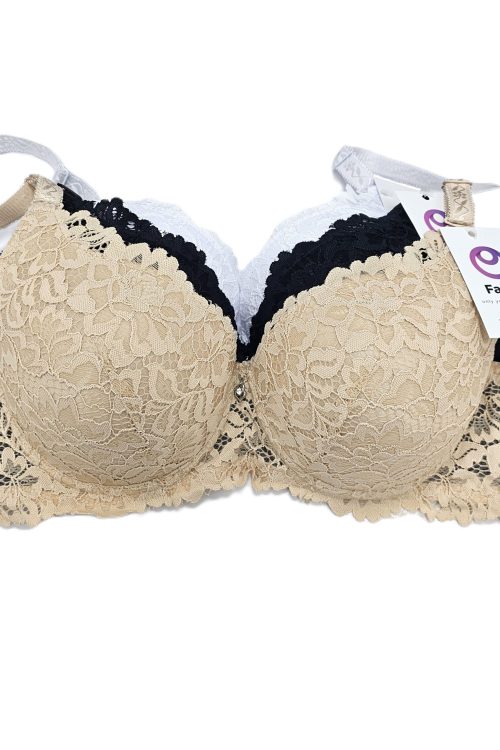 Sutien Push-up dantelat, cu sârmă.