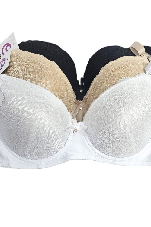 Sutien clasic cu cupă plină, cu sârmă.