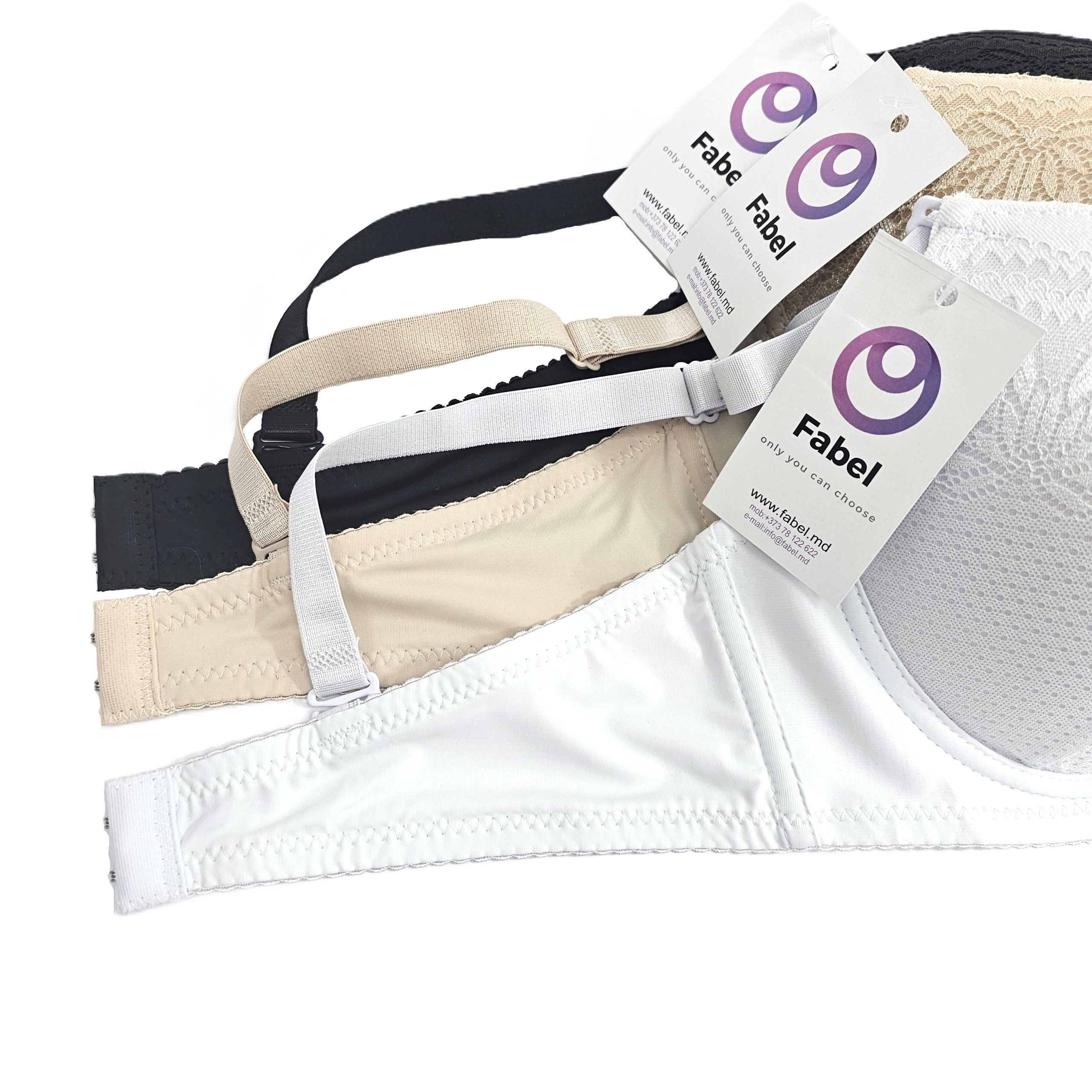 Sutien clasic cu cupă plină, cu sârmă. - imagine 2