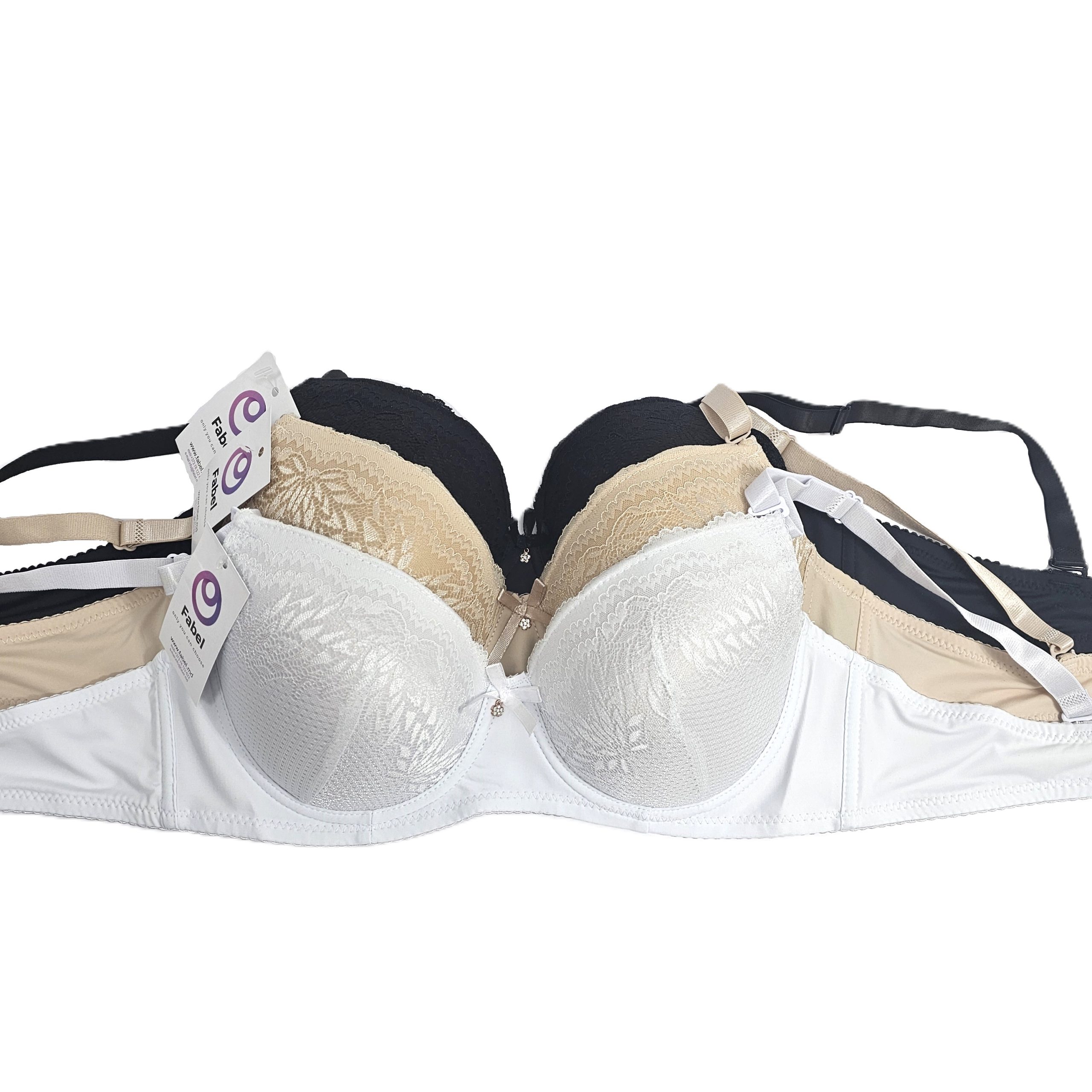 Sutien clasic cu cupă plină, cu sârmă. - imagine 4