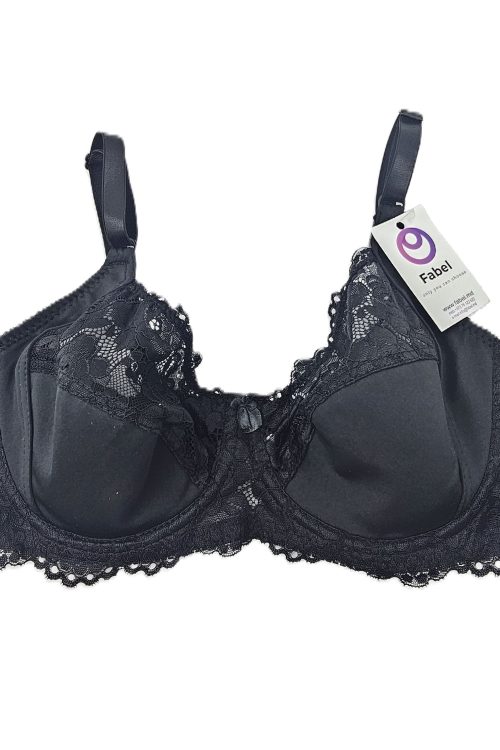 Sutien cu burete pe jumatate de cupa, cu sârmă.