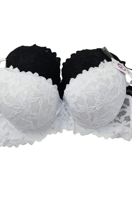 Sutien cu cupa plină buretat, cu sârmă.