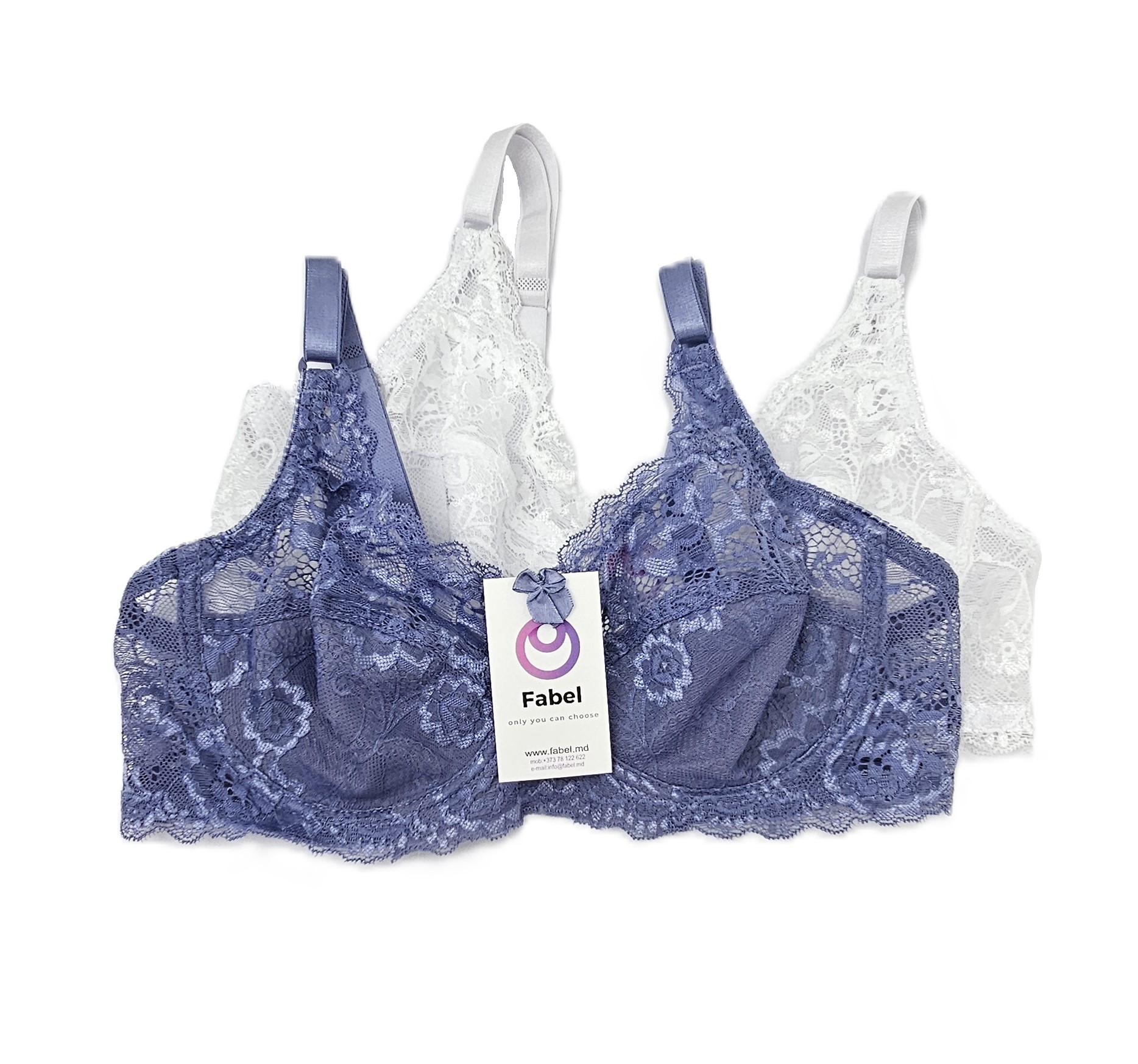 Sutien clasic de dantelă cu sârmă. — изображение 4