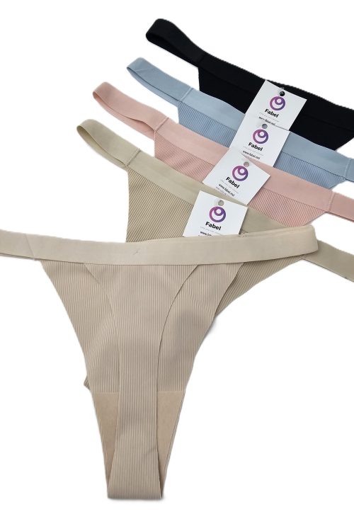 Tanga din microfibră cu talie joasă.