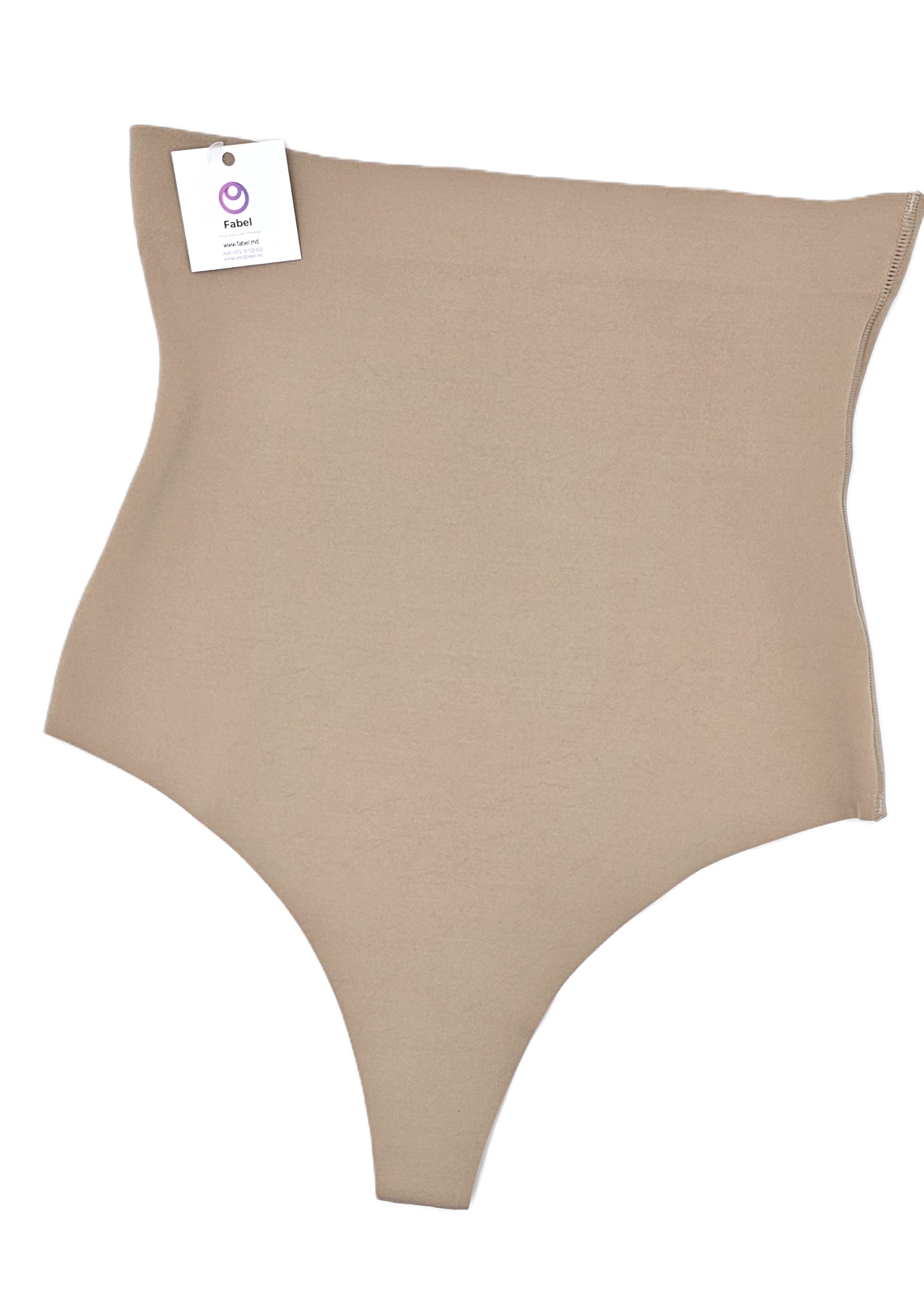 Tanga modelatoare, cu talie înaltă, fără fir. - imagine 4