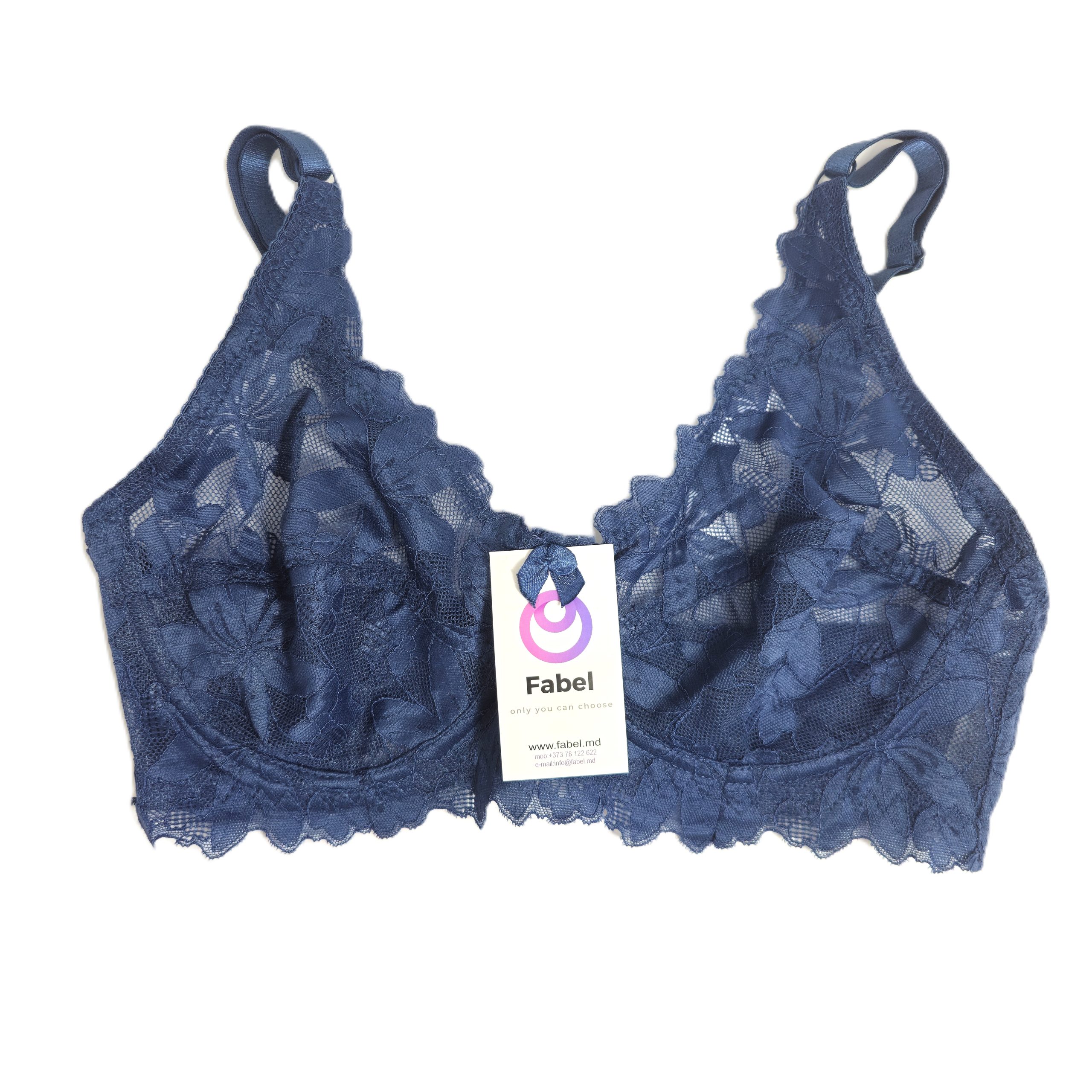 Sutien de dantelă cu sârmă. - imagine 3