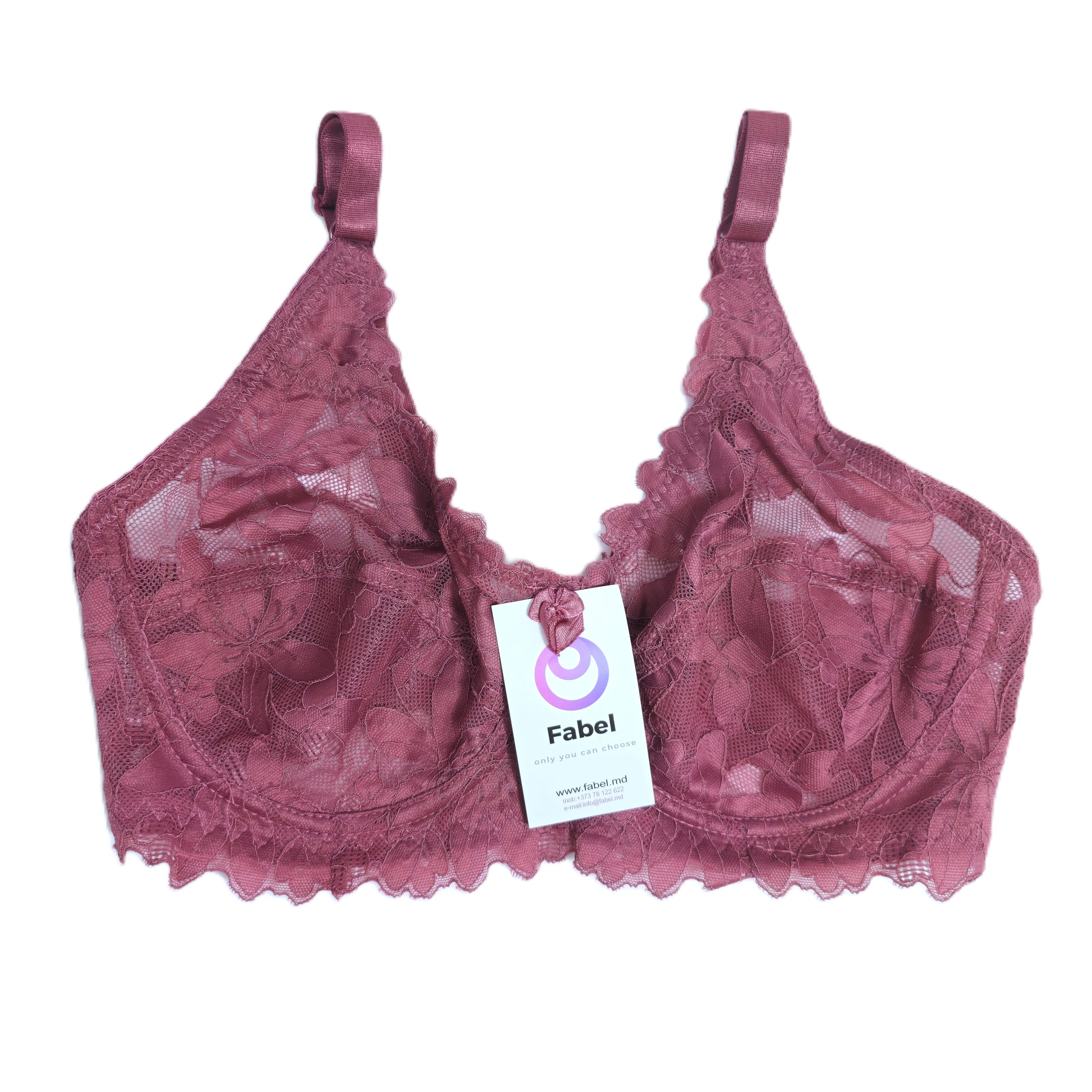 Sutien de dantelă cu sârmă. - imagine 4