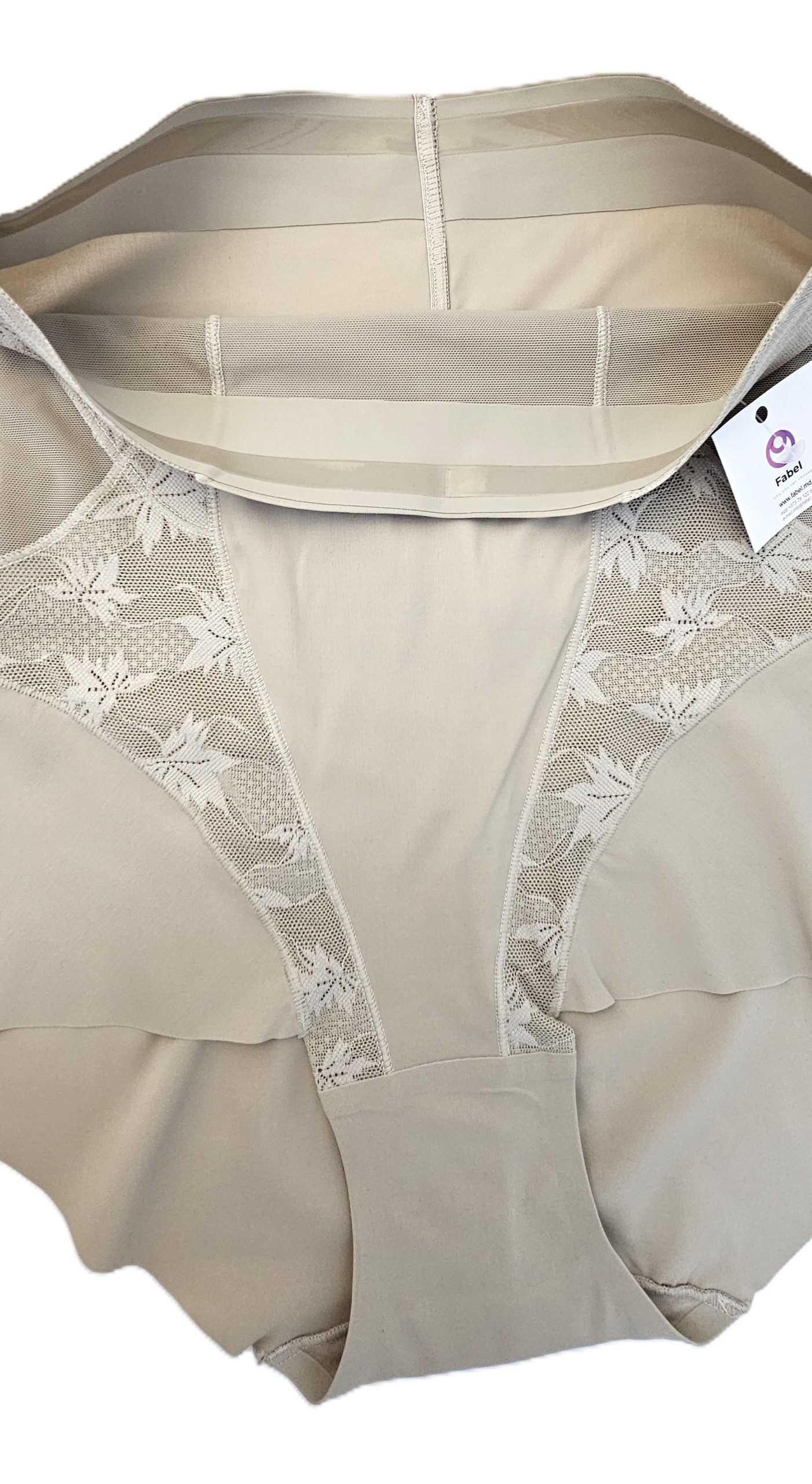 Chiloți modelatori, cu talie înaltă, cu bandă siliconată. - imagine 5