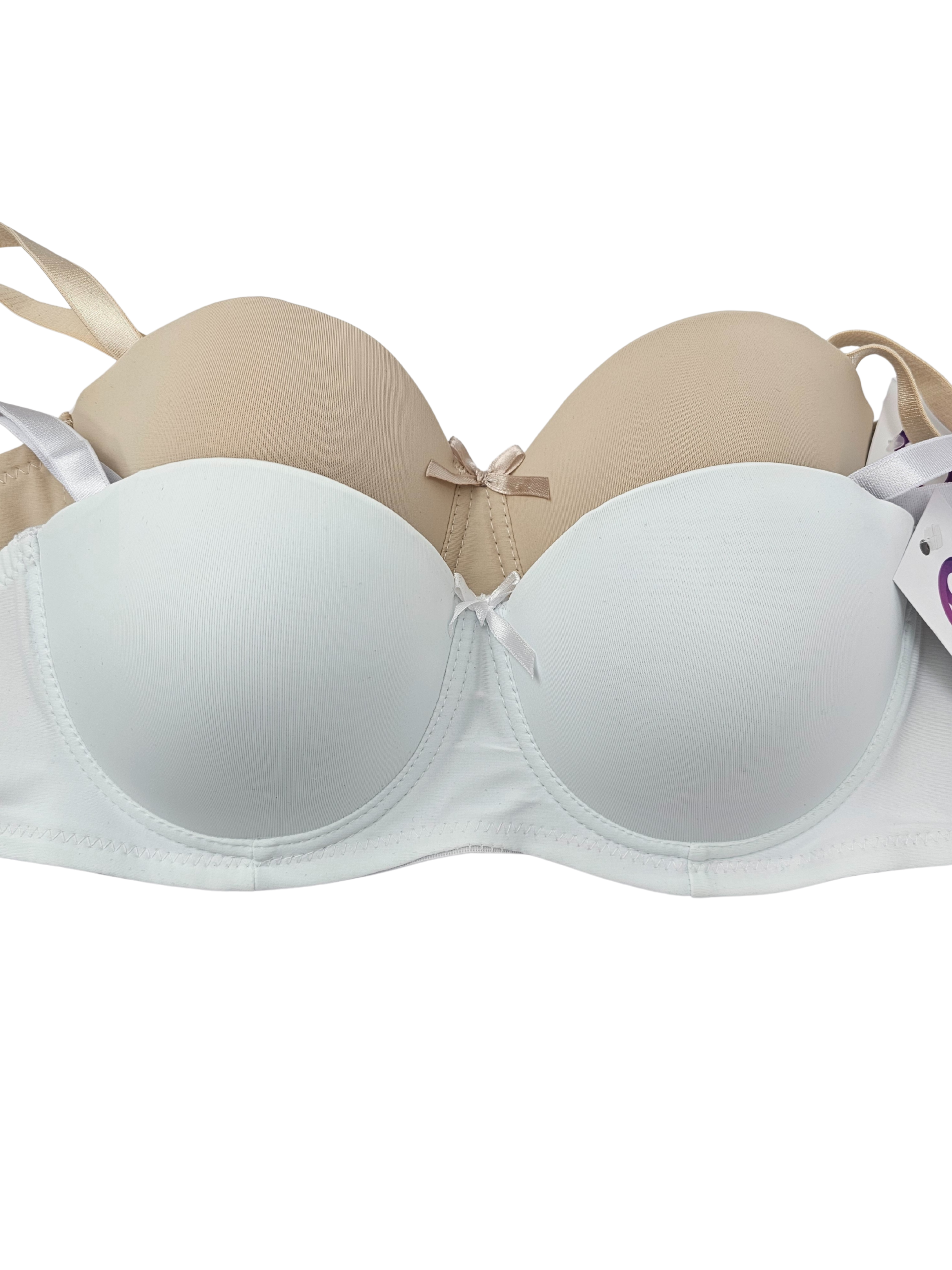 Sutien Balconette, cu bandă de silicon, cu sârmă.