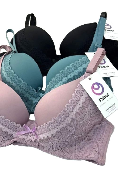 Sutien Push-up dantelat, cu sârmă