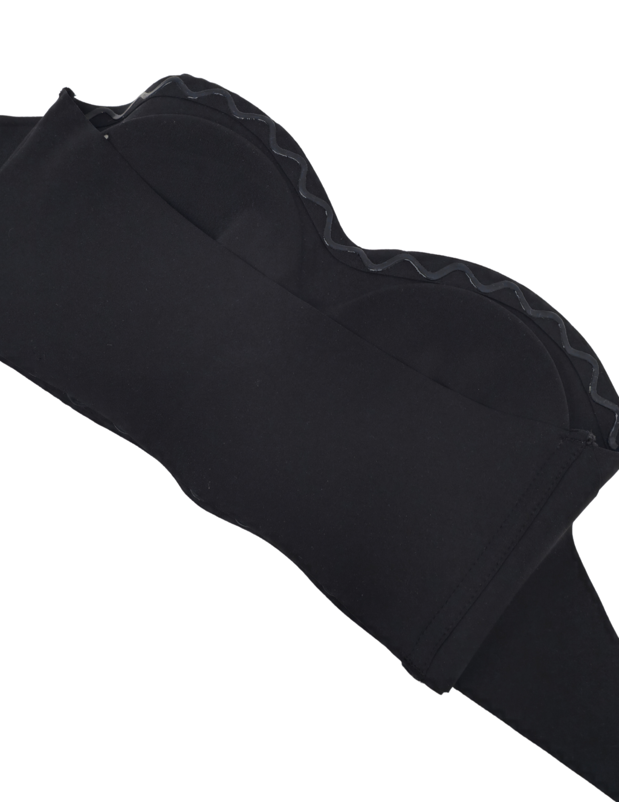 Top/Bustieră fără bretele cu banda de silicon. - imagine 7