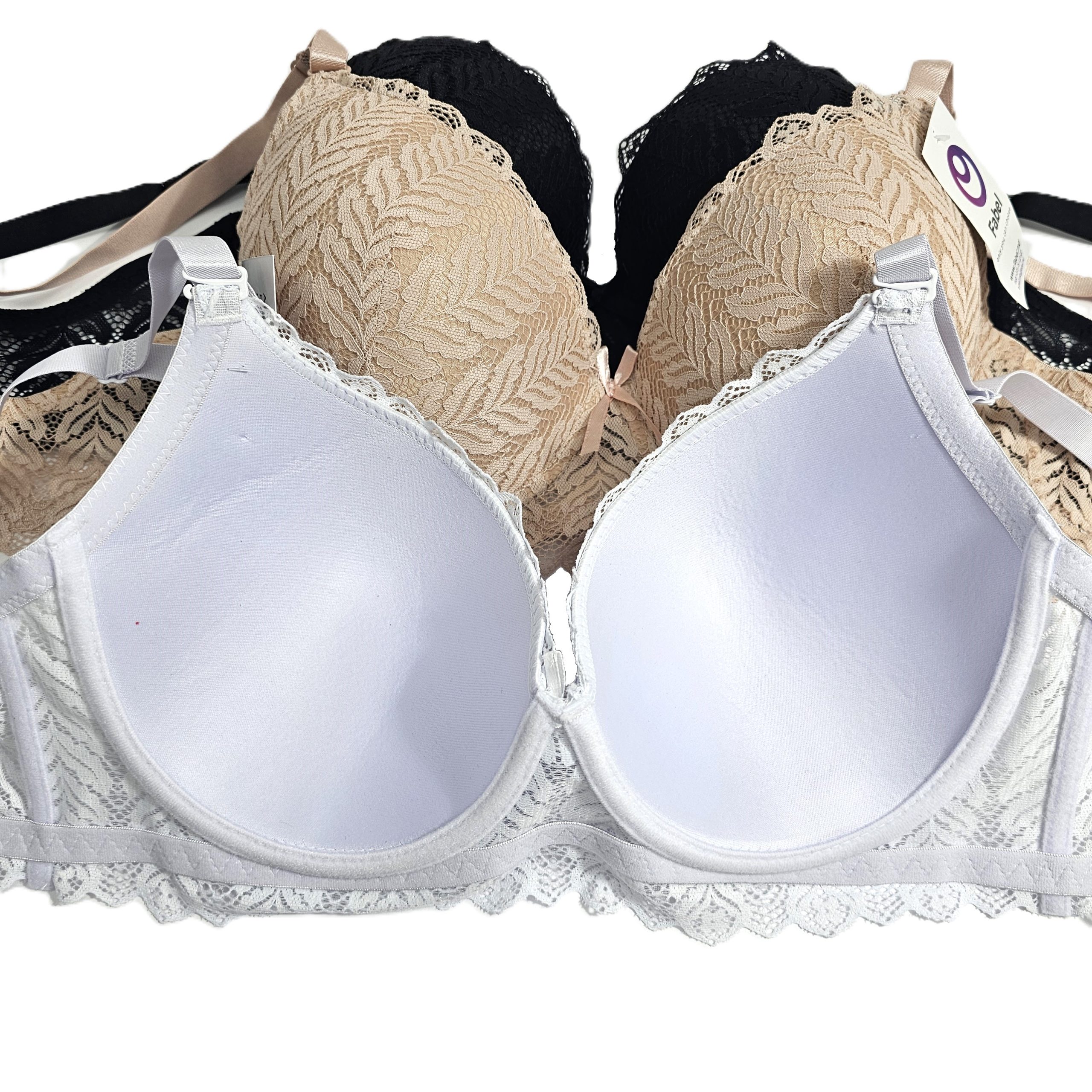 Sutien clasic cu cupă plină, cu burete și sârmă. - imagine 3