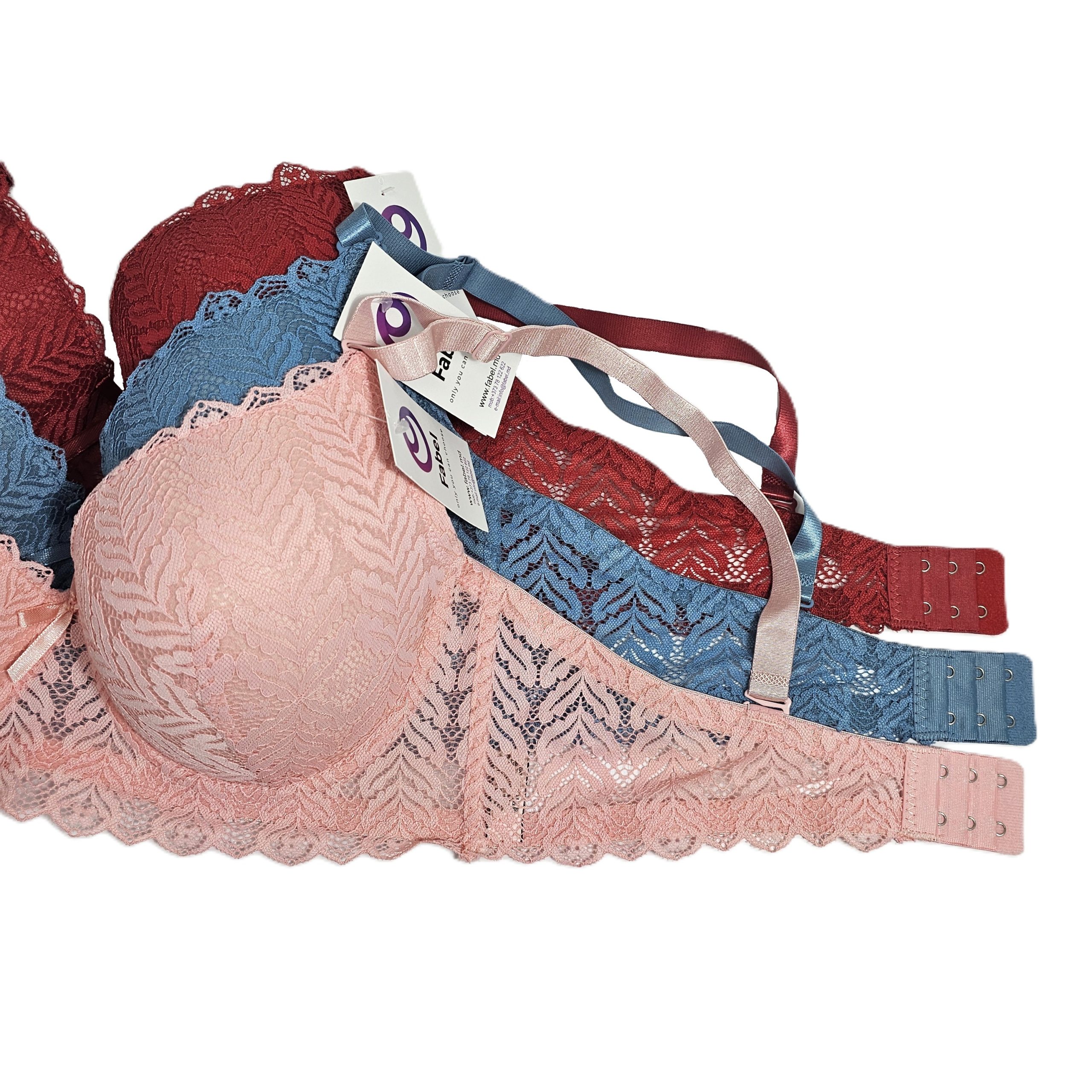 Sutien clasic cu cupă plină, cu burete și sârmă. - imagine 4