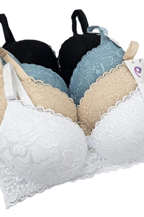 Sutien Push-up dantelat, fără sârmă 70099