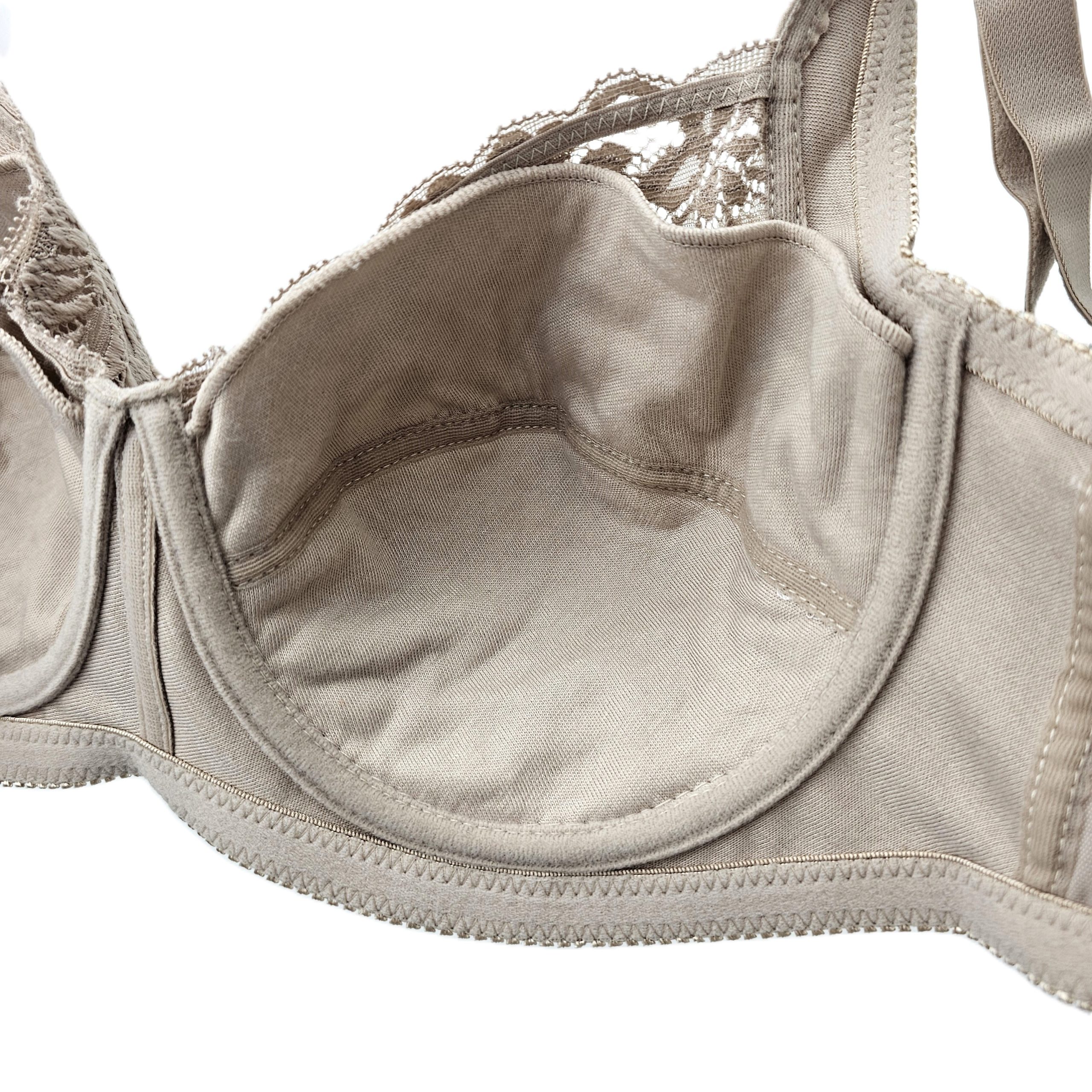 Sutien din microfibră fină, cu dantelă, cu sârmă 691 — изображение 5