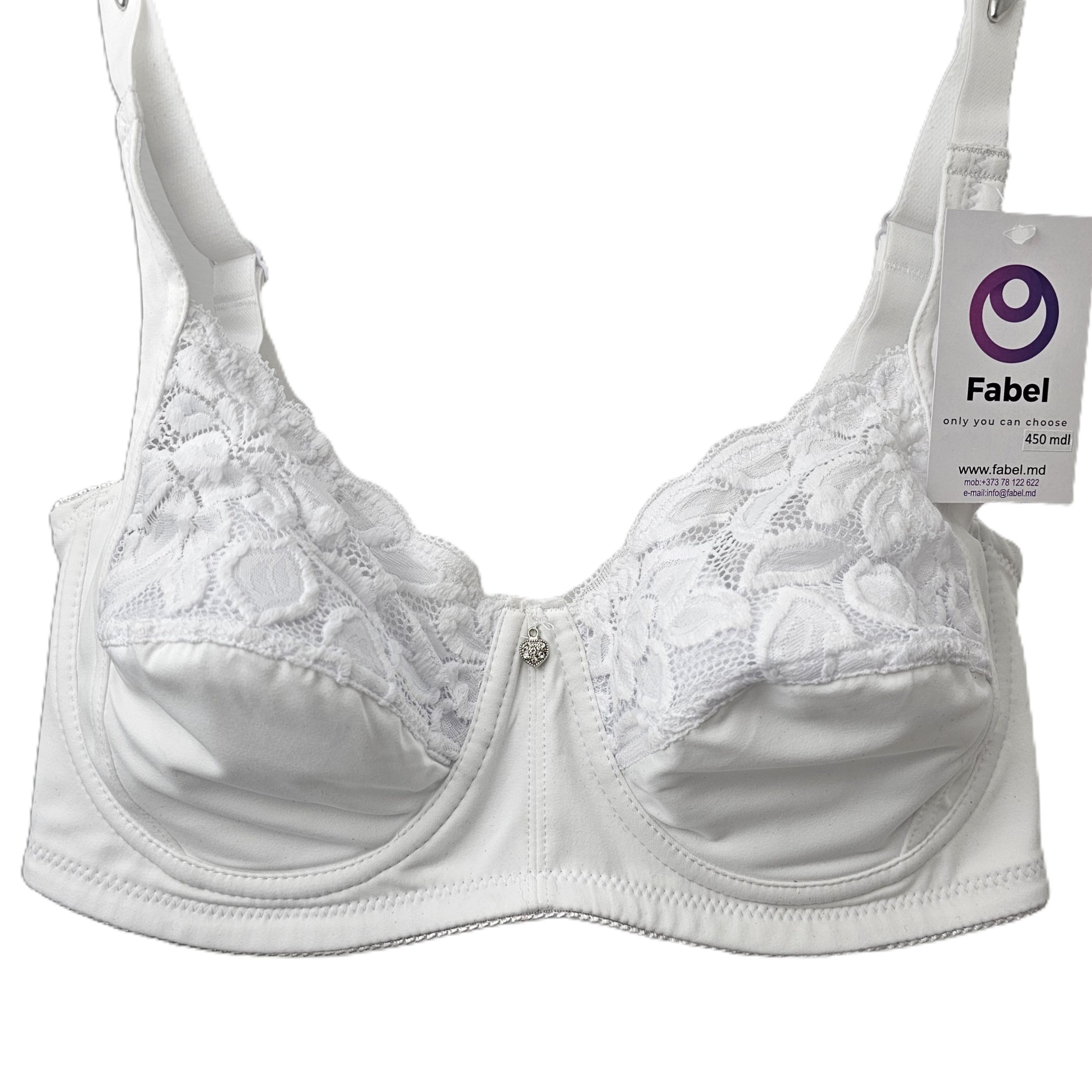 Sutien din microfibră fină, cu dantelă, cu sârmă 691 — изображение 7