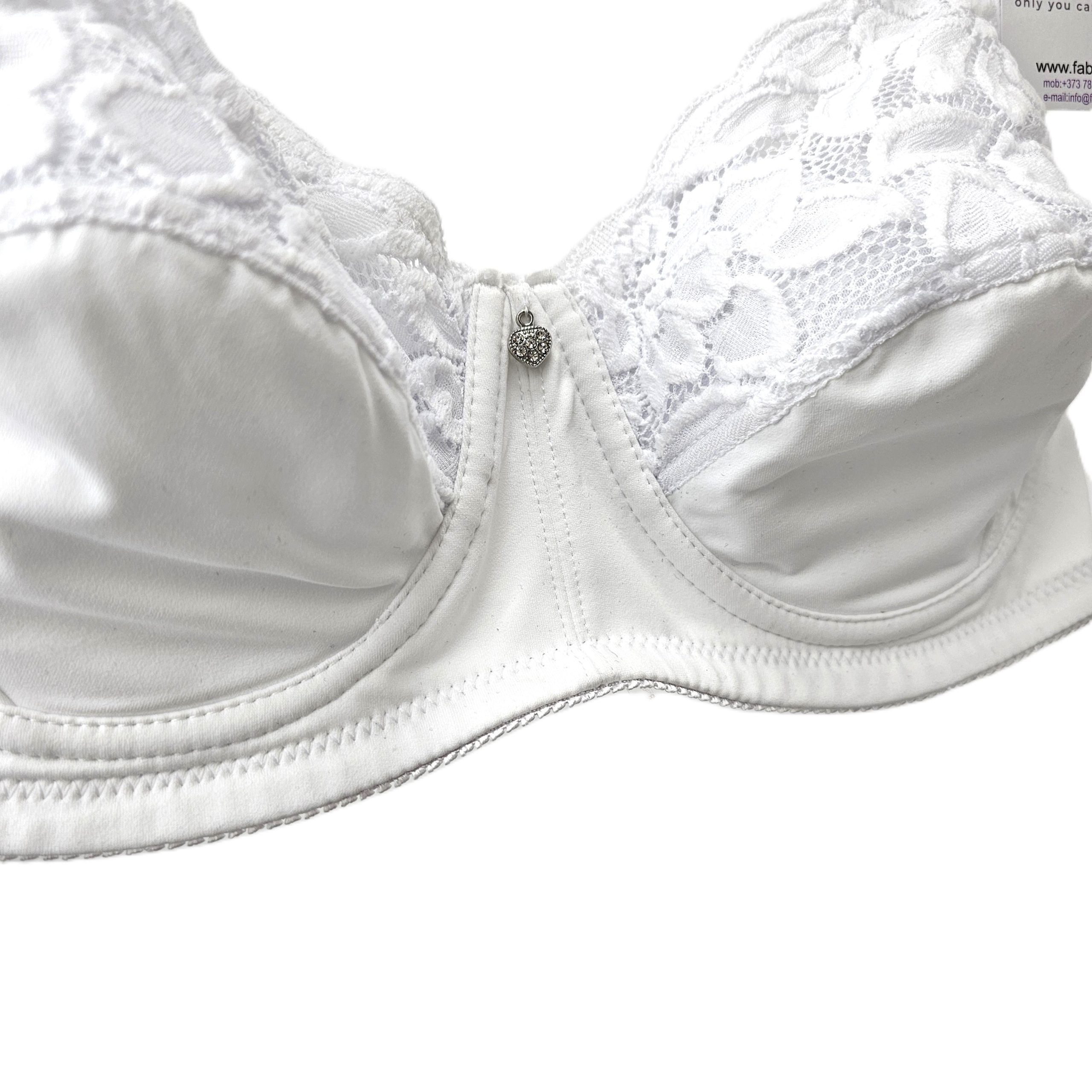 Sutien din microfibră fină, cu dantelă, cu sârmă 691 — изображение 8