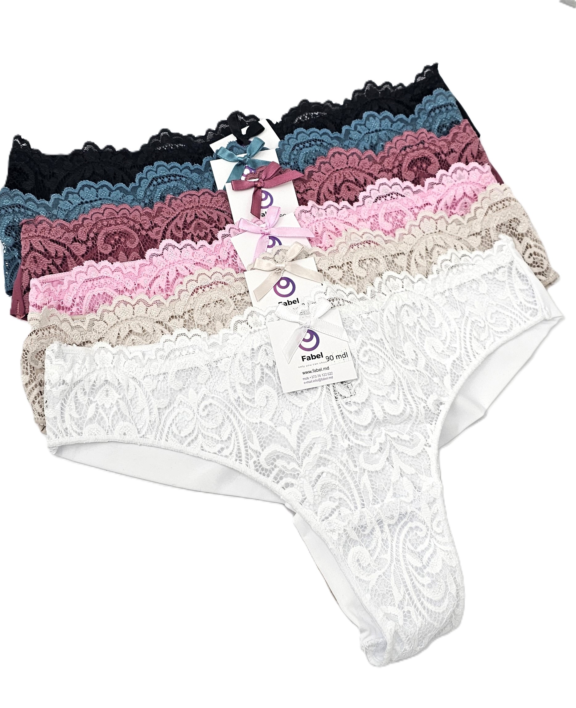 Brazilieni fără fir cu dantelă RJ80150