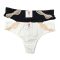 Brazilieni din satin elastic, cu dantela (3102)