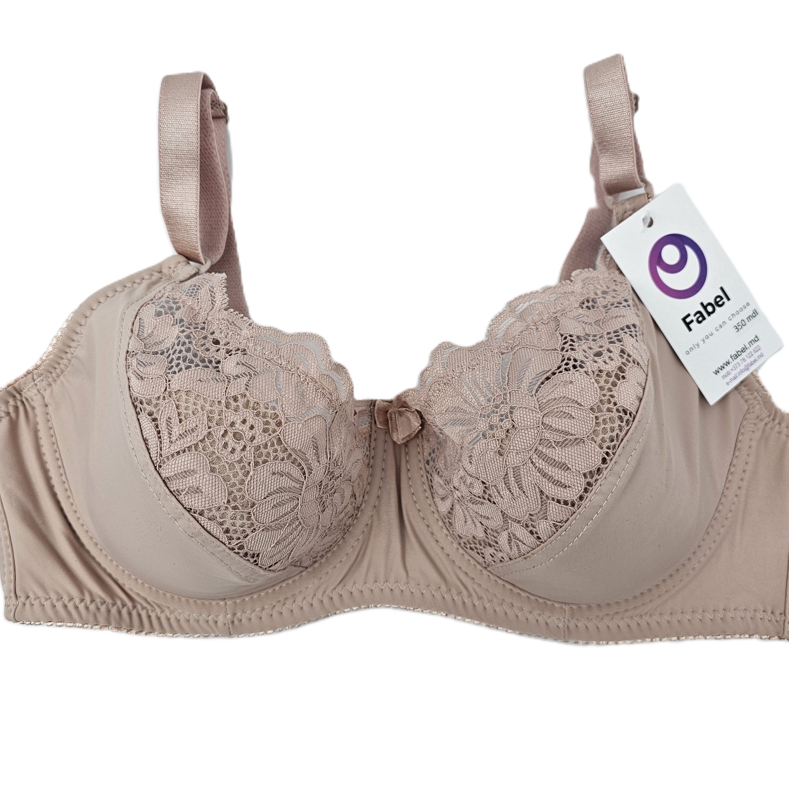 Sutien din microfibră cu dantelă pe jumatate de cupa 62007 — изображение 5