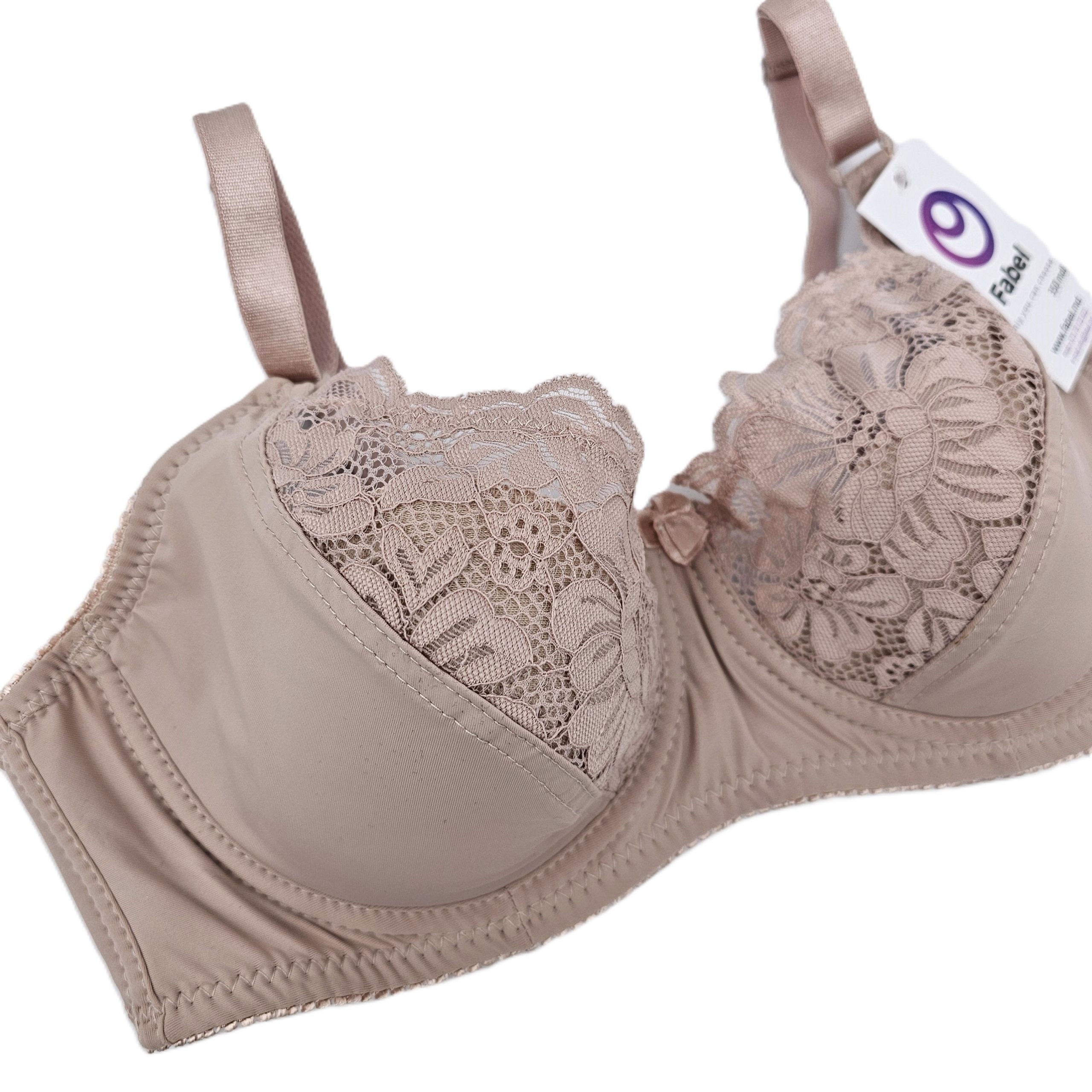 Sutien din microfibră cu dantelă pe jumatate de cupa 62007